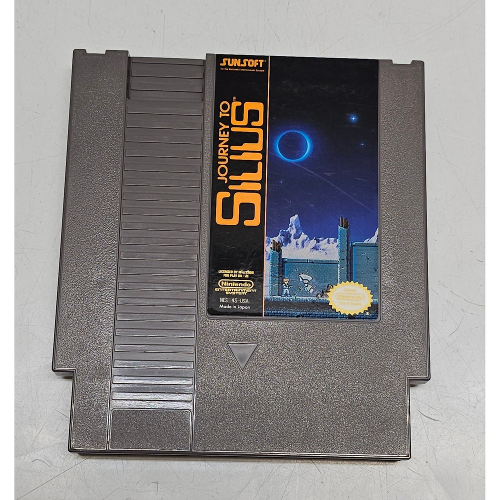 Journey to Silius Nintendo NES Sunsoft Video Game Cartridge NES-4S-USA Japan